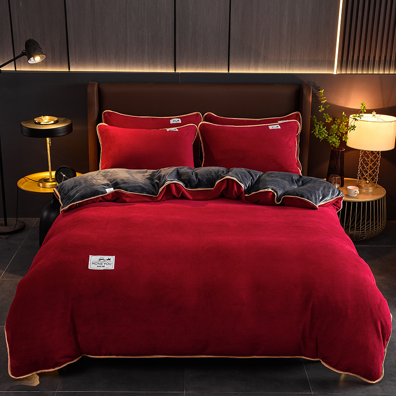 Parure de housse de couette Yulia (polaire velours)