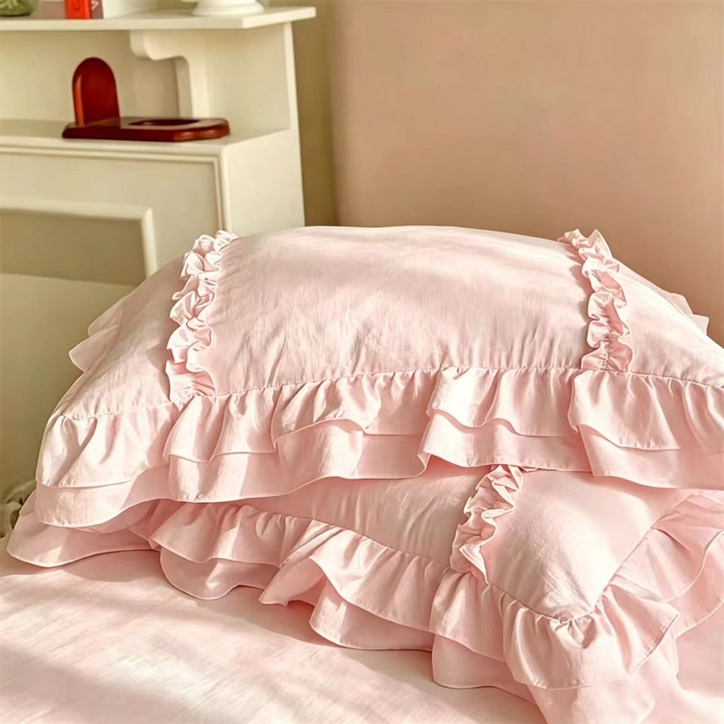 Helena Pink Bettbezug-Set (Baumwolle & Mikrofaser)