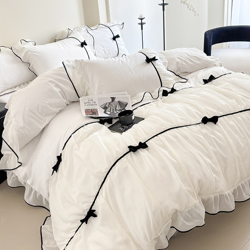 Bow Duvet Cover Set (Romantic Lace)