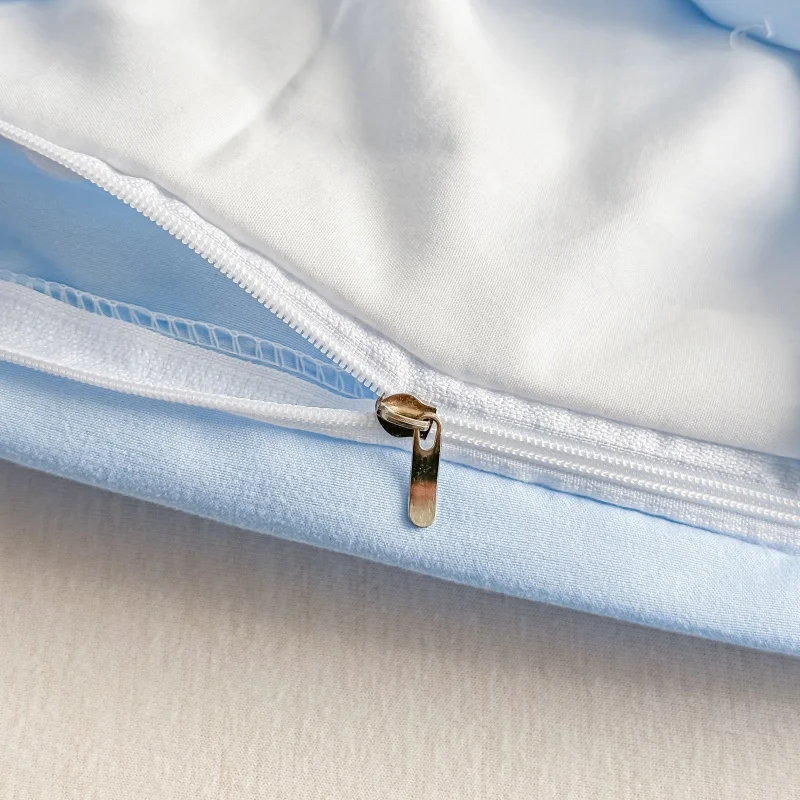 Parure de housse de couette Fiona Bleue (Nœuds Romantiques)