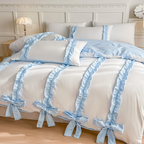 Set Copripiumino Fiona Blu (Fiocchi Romantici)