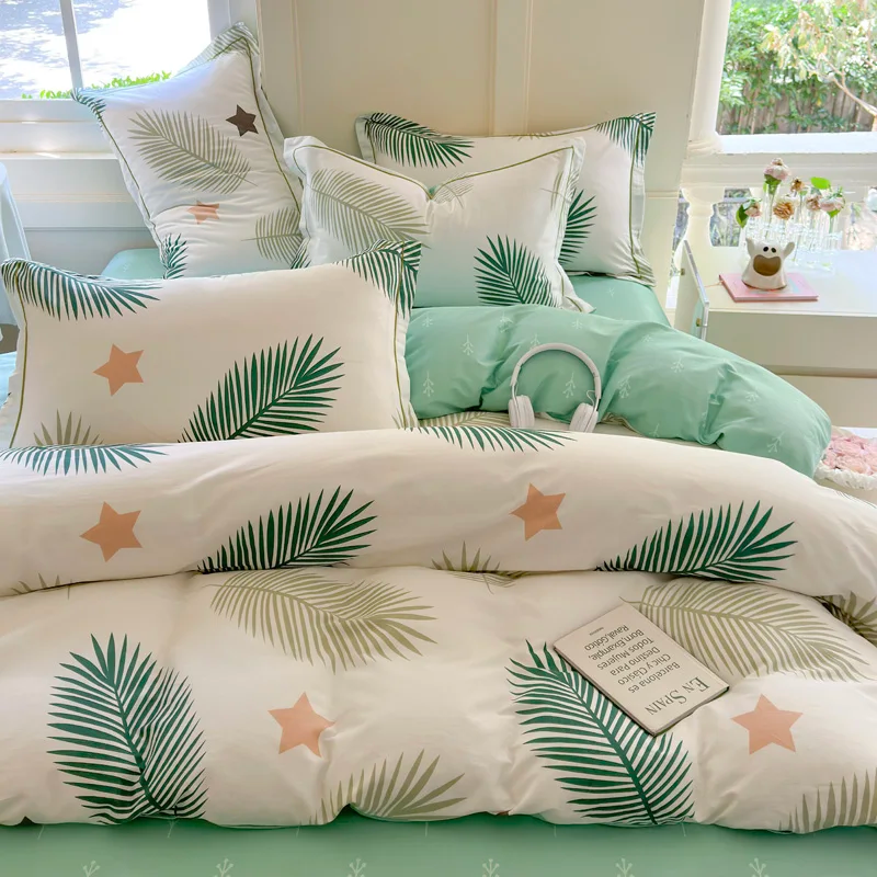Foglia Duvet Cover Set (100% Cotton)