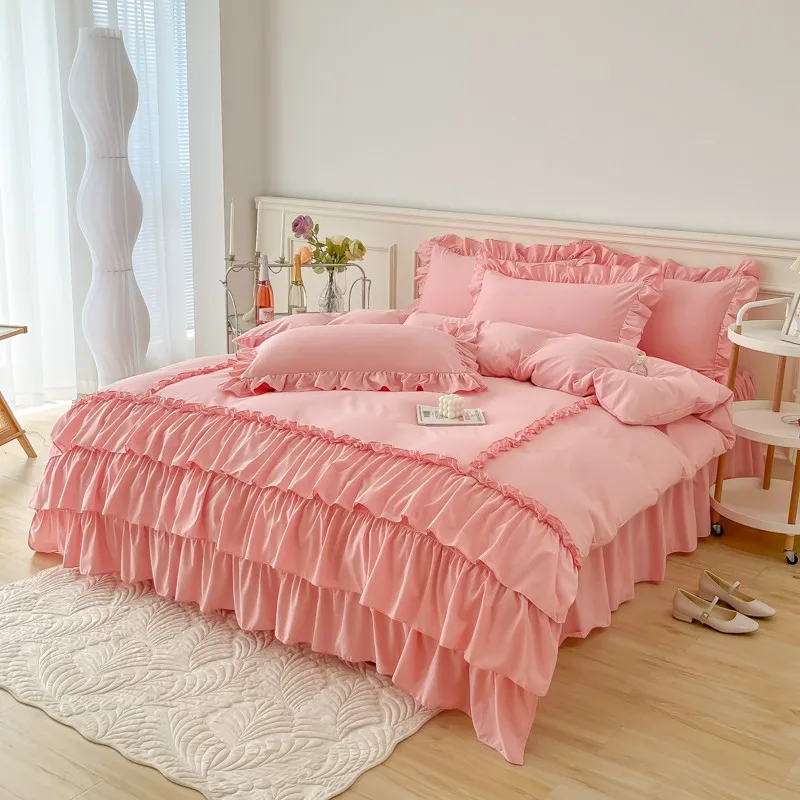 Princess Pink Bettbezug-Set (Baumwolle & Mikrofaser)