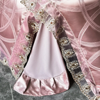 Pamela Pink Duvet Cover Set (100% Jacquard Satin)