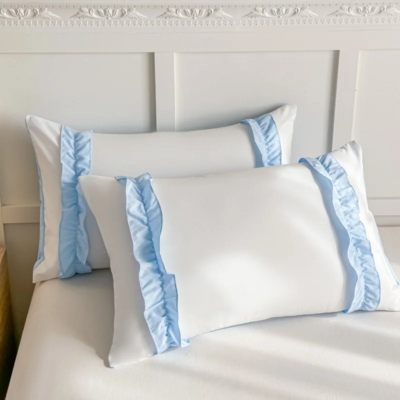 Parure de housse de couette Fiona Bleue (Nœuds Romantiques)