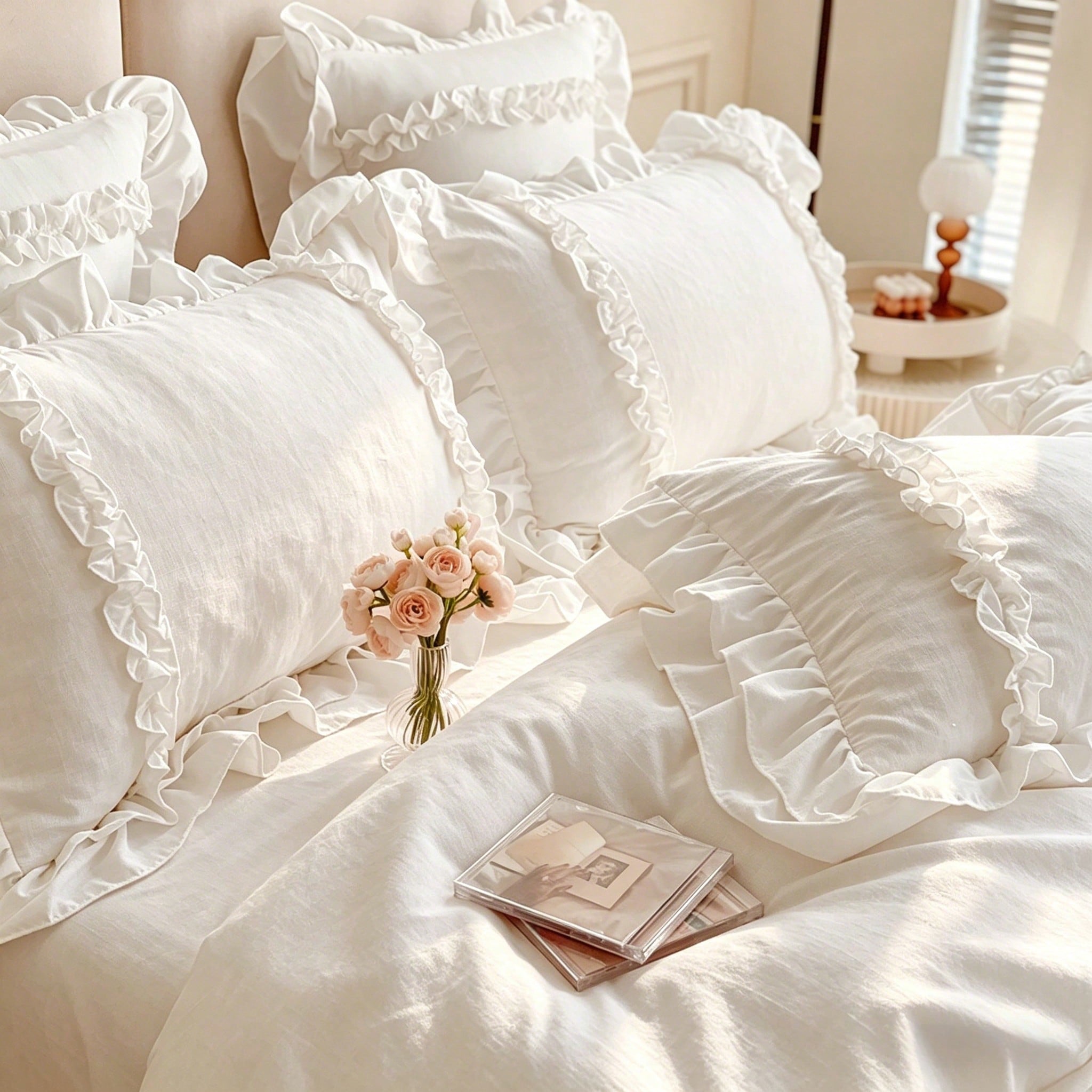 Parure de housse de couette Helena (coton et microfibre)